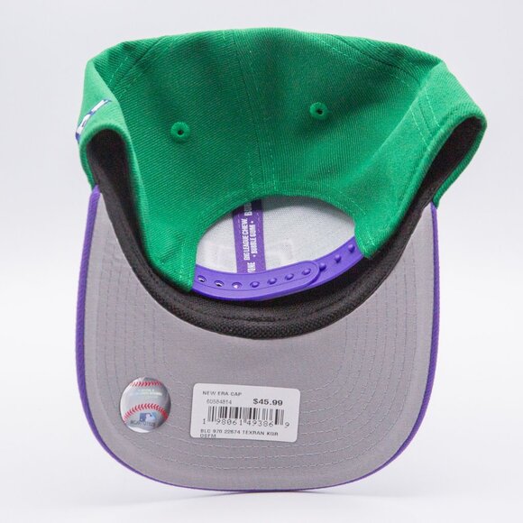 New Era x Big League Chew Texas Rangers 9SEVENTY Stretch Snap Cap w/ PIN New - Picture 5 of 6